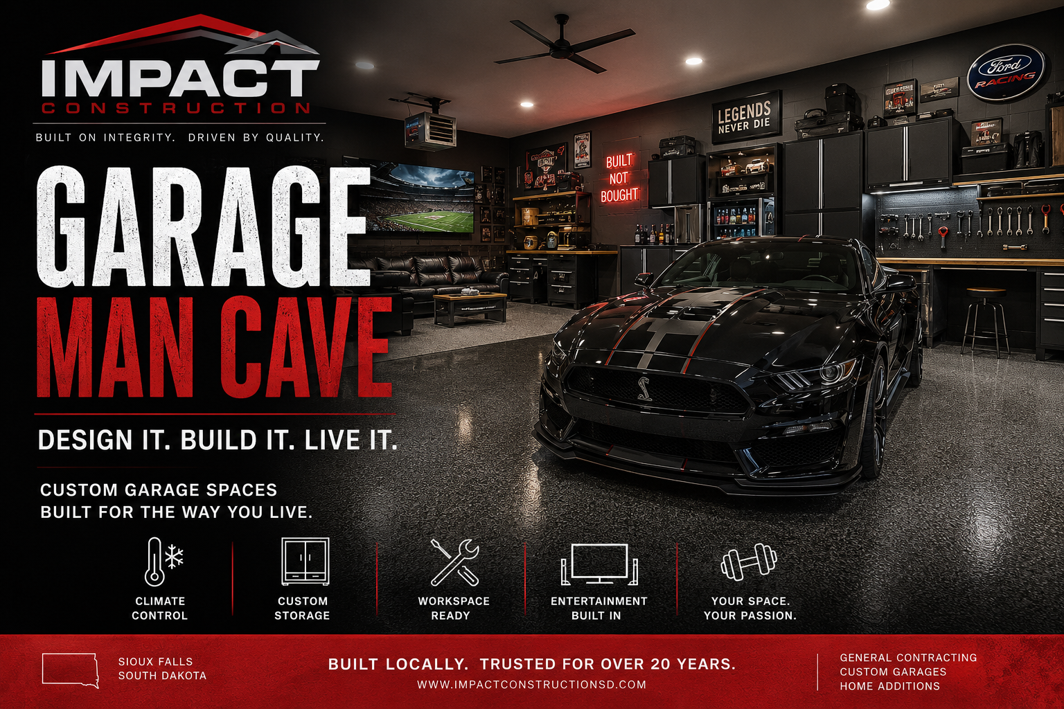 Custom Garage Remodeling in Sioux Falls