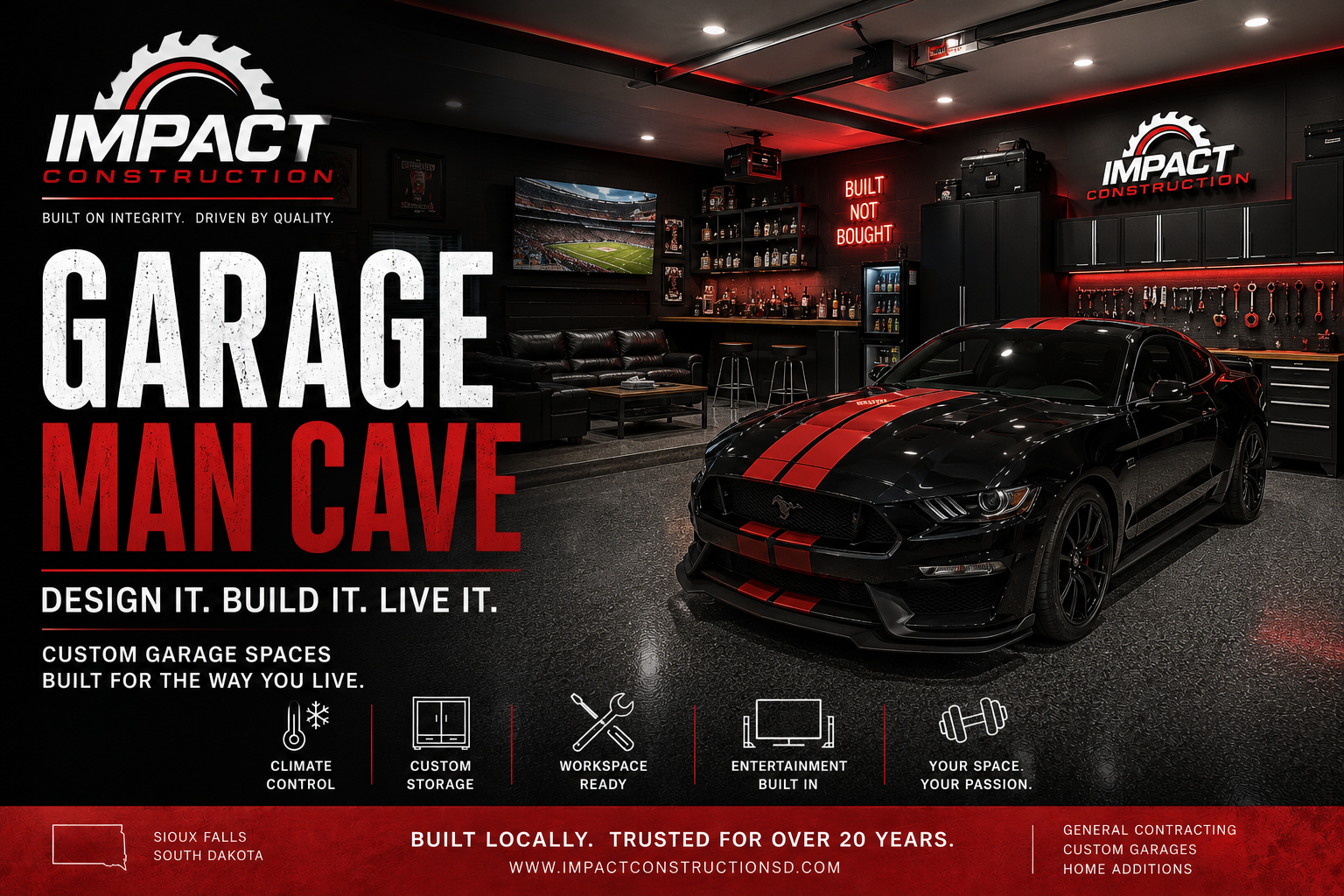 Custom Garage Remodeling in Sioux Falls