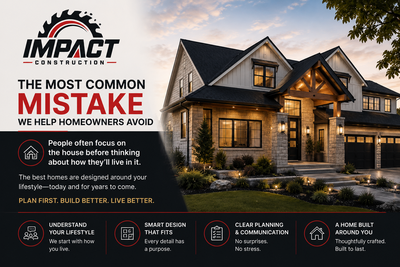 The Most Common Mistake People Make Before Building a Custom Home